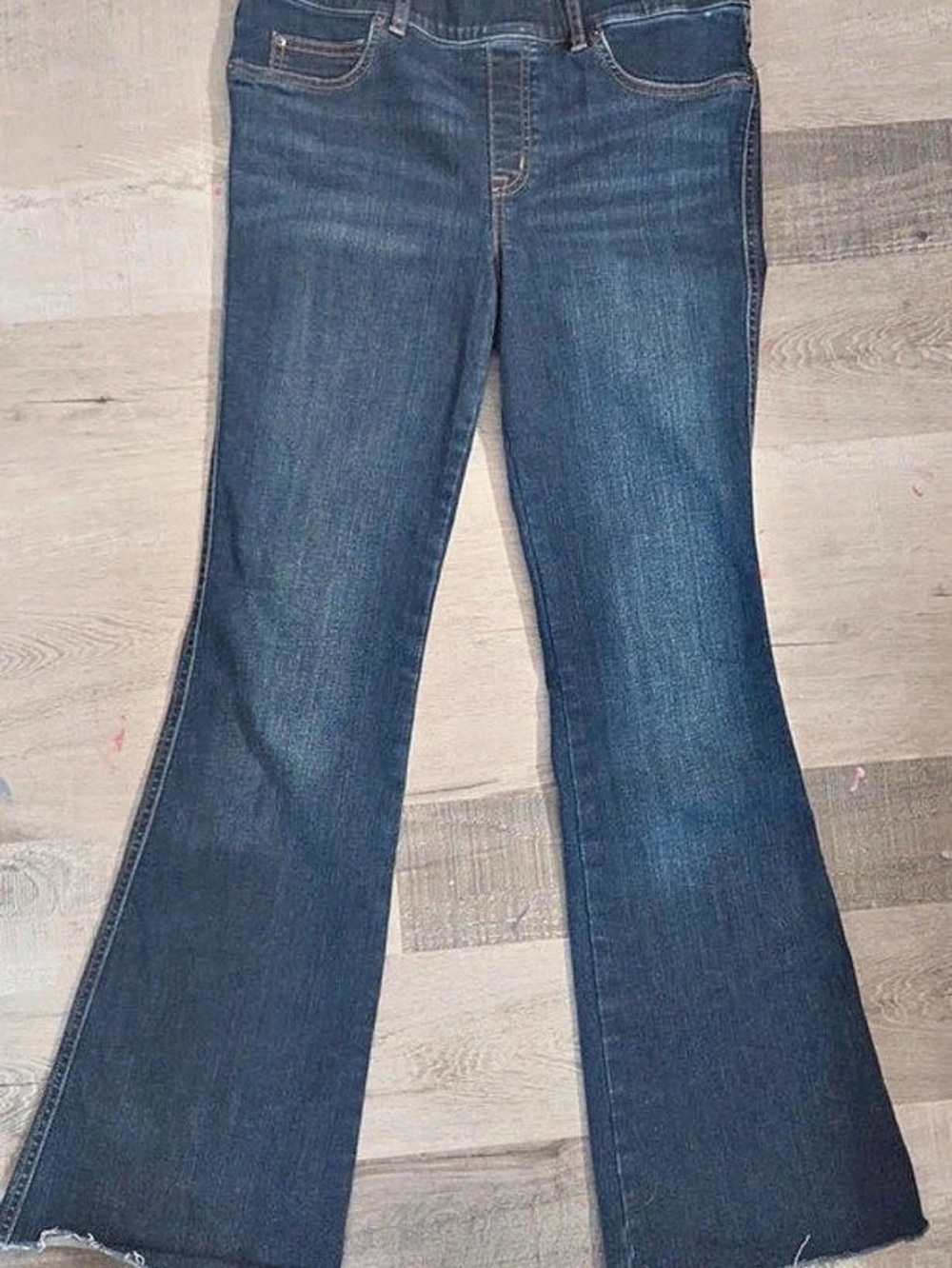 SPANX Spanxshape EveryWear Pull-On Flare Jeans Blue Medium
